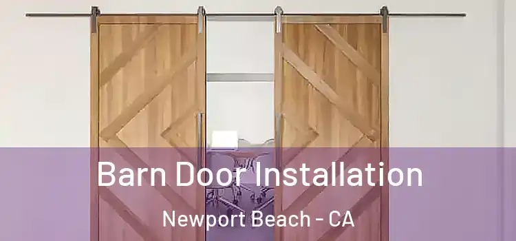  Barn Door Installation Newport Beach - CA